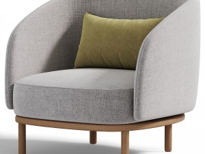 Fuuga armchair 3Dモデル