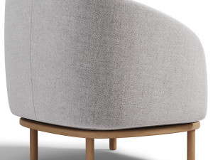Fuuga armchair 3Dモデル
