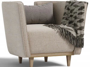 Armchair Gstaad 3D Model