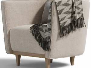 Armchair Gstaad 3D Model