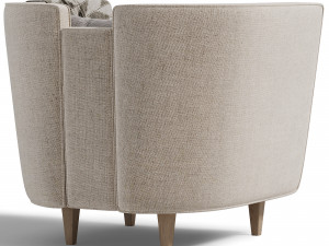 Armchair Gstaad 3D Model