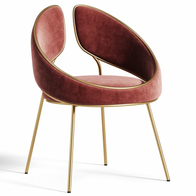 Hyoku Chair 3D Model .c4d .max .obj .3ds .fbx .stl .blend 