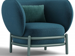 LUFTBALLON BLUE LOUNGE CHAIR Modelo 3D
