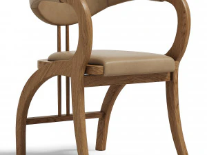 Mid century Modern Style Dining Chair 3D Model