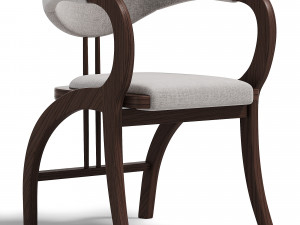 Mid century Modern Style Dining Chair 3D Modell