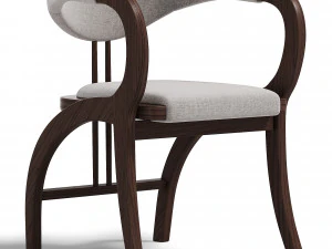 Mid century Modern Style Dining Chair 3D Model