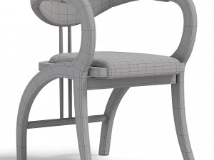 Mid century Modern Style Dining Chair 3D Modell