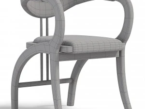 Mid century Modern Style Dining Chair 3D Model