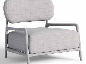 Newport Chair 3D Model