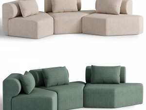 Sofa Bundle Stage 002 1 3D Модель