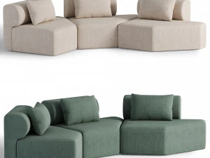 Sofa Bundle Stage 002 1 3D Model