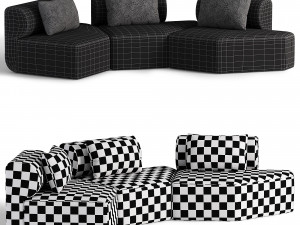 Sofa Bundle Stage 002 1 Model 3D