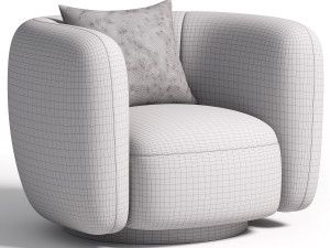 SWIVEL CHAIR ROXY Model 3D