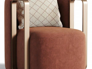 회전 의자 Sigrid 3D 모델