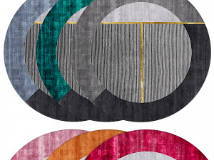 Tappeto round rugs 3D मॉडल