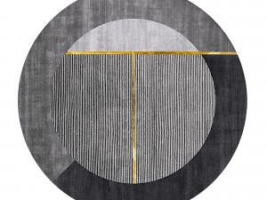 Tappeto round rugs 3D Model