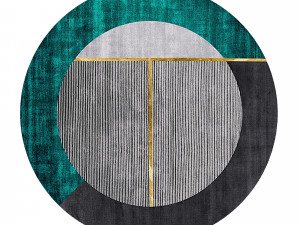 Tappeto round rugs 3D Model