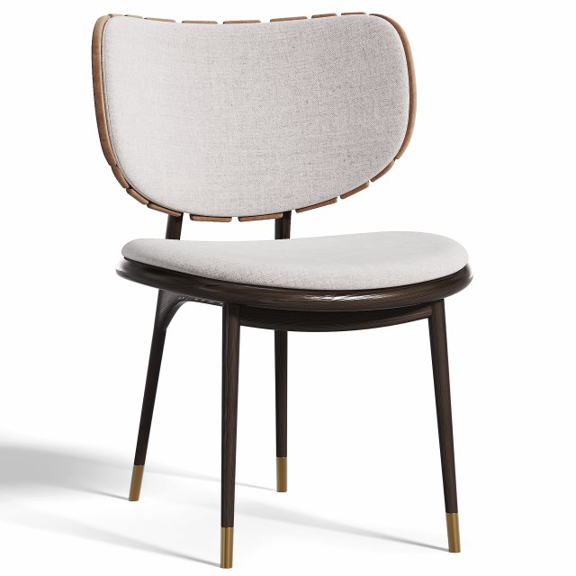 Uchiwa Chair by Alma de Luce Modello 3D .c4d .max .obj .3ds .fbx .stl .blend 