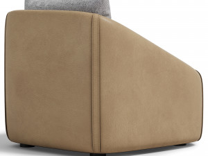 Armchair Ditre Italia Bend Modèle 3D