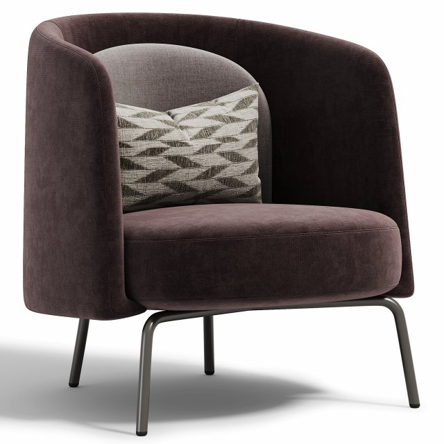 Armchair Ditre Italia Lucia 3D-Modell .c4d .max .obj .3ds .fbx .stl .blend 
