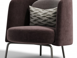 Armchair Ditre Italia Lucia 3D-Modell
