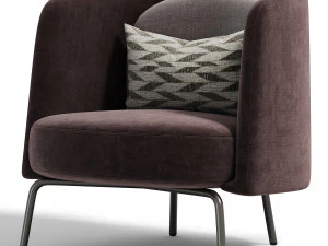 Armchair Ditre Italia Lucia 3D Model