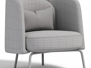 Armchair Ditre Italia Lucia 3D Model