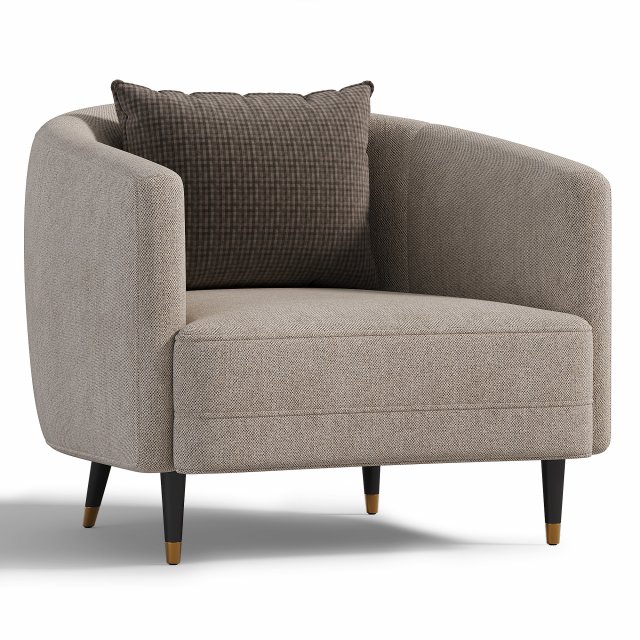 Leykvud Armchair 3D 模型 .c4d .max .obj .3ds .fbx .stl .blend 