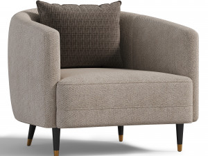 Leykvud Armchair Modello 3D