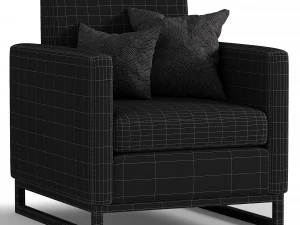 Armchair Michigan 3D Model