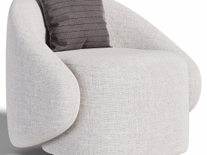 Armchair Model RD 2116 3D Model