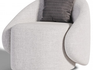Armchair Model RD 2116 3D Model