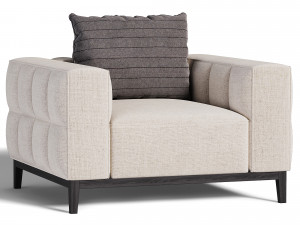Armchair Cameron Modello 3D