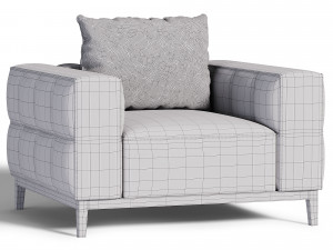 Armchair Cameron 3Dモデル