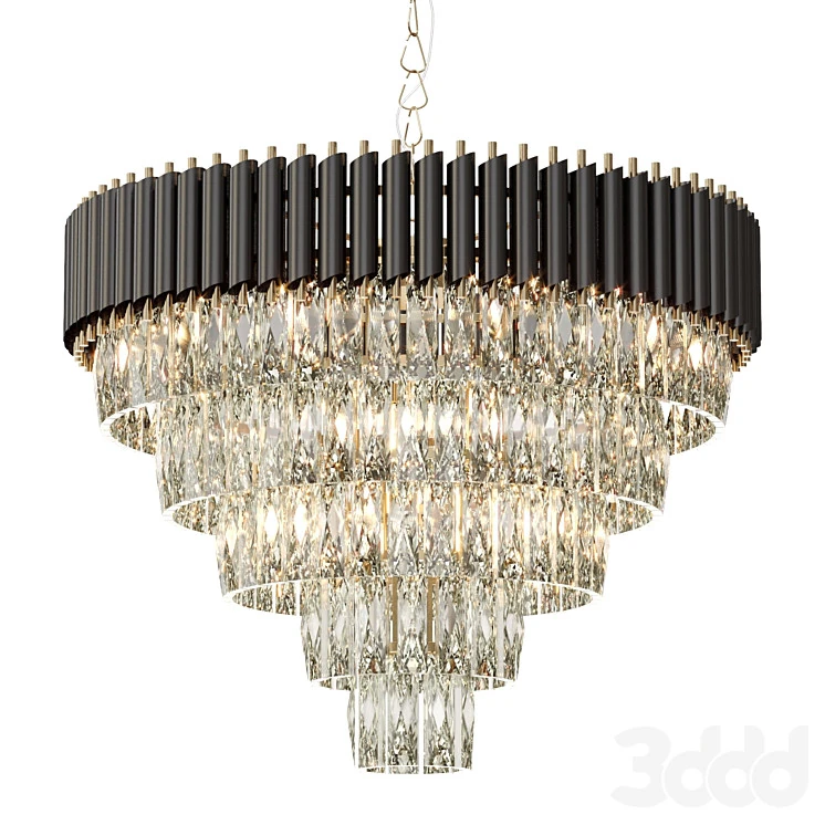 Indoorluxurychandelier 3D Model .c4d .max .obj .3ds .fbx .stl .blend 