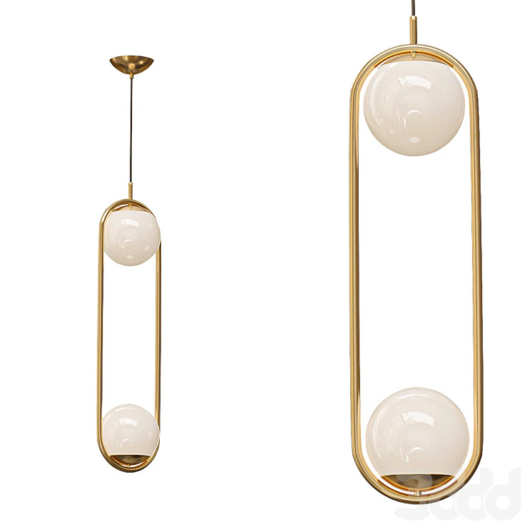 Hoop duo 3D Model .c4d .max .obj .3ds .fbx .stl .blend 