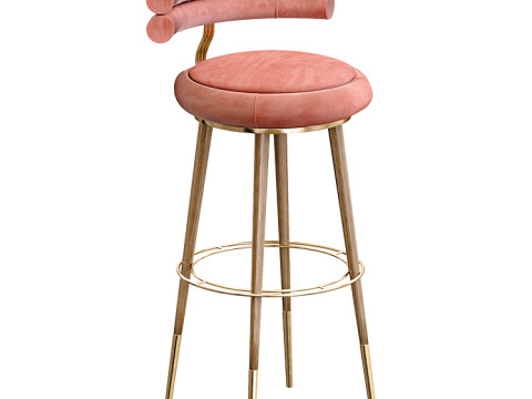 Betsi bar chair 3D Model