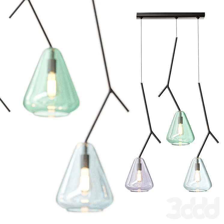 PRETTYGLASSBLUE 3D Model .c4d .max .obj .3ds .fbx .stl .blend 
