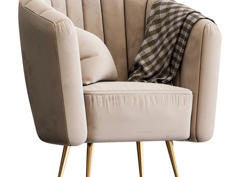 Silla de barril Hurwitz Modelo 3D