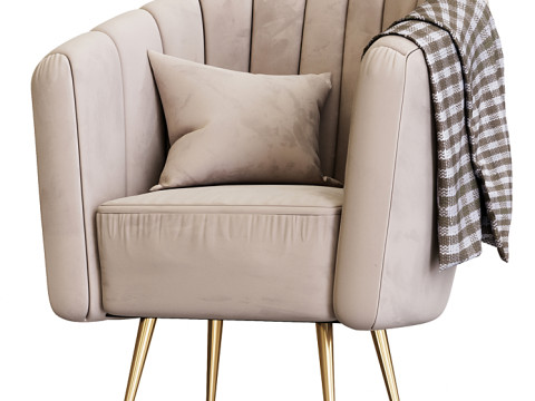 Hurwitz Barrel Chair 3D मॉडल