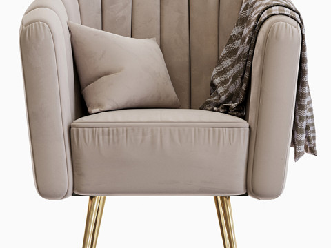 Hurwitz Barrel Chair 3D मॉडल