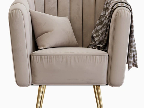Hurwitz Barrel Chair 3D Model