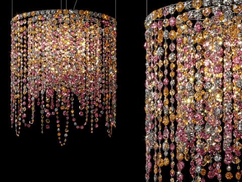 Chandelier Imperio Deco VE 893 S9 Masiero 3D Model