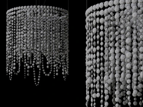 Chandelier Imperio Deco VE 893 S9 Masiero 3D Model