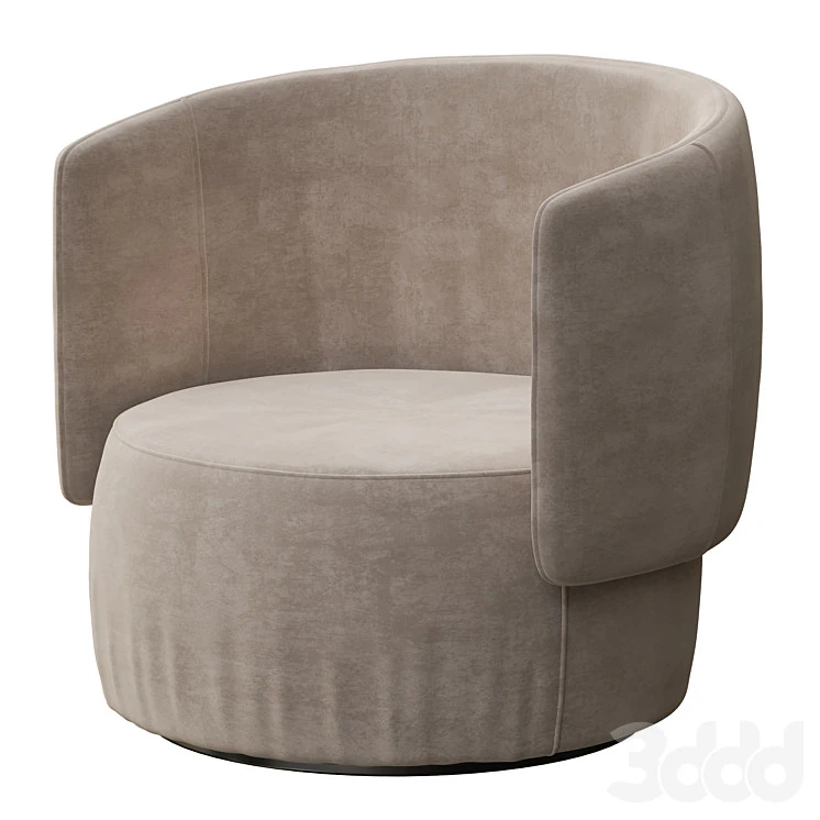 Janeswivelchair 3D Model .c4d .max .obj .3ds .fbx .stl .blend 