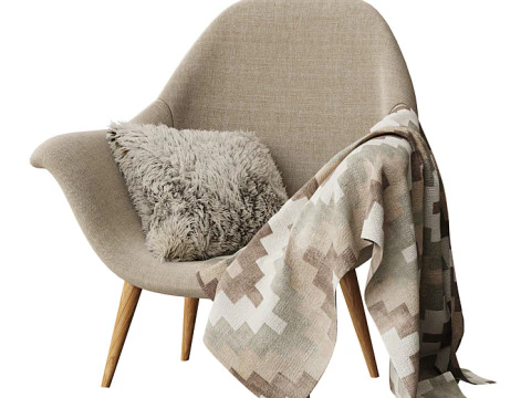 스운라운지체어 3D 모델