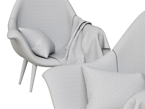 Swoonloungechair 3D Модель