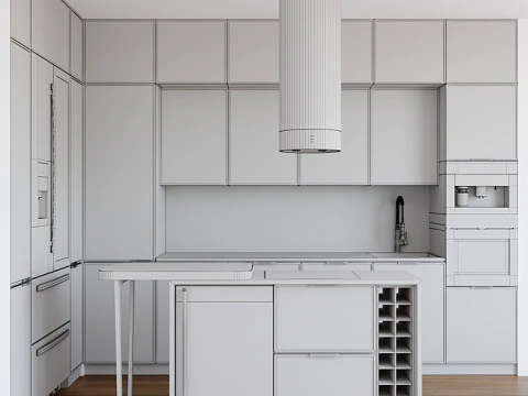 Kitchenmodern 3D Model