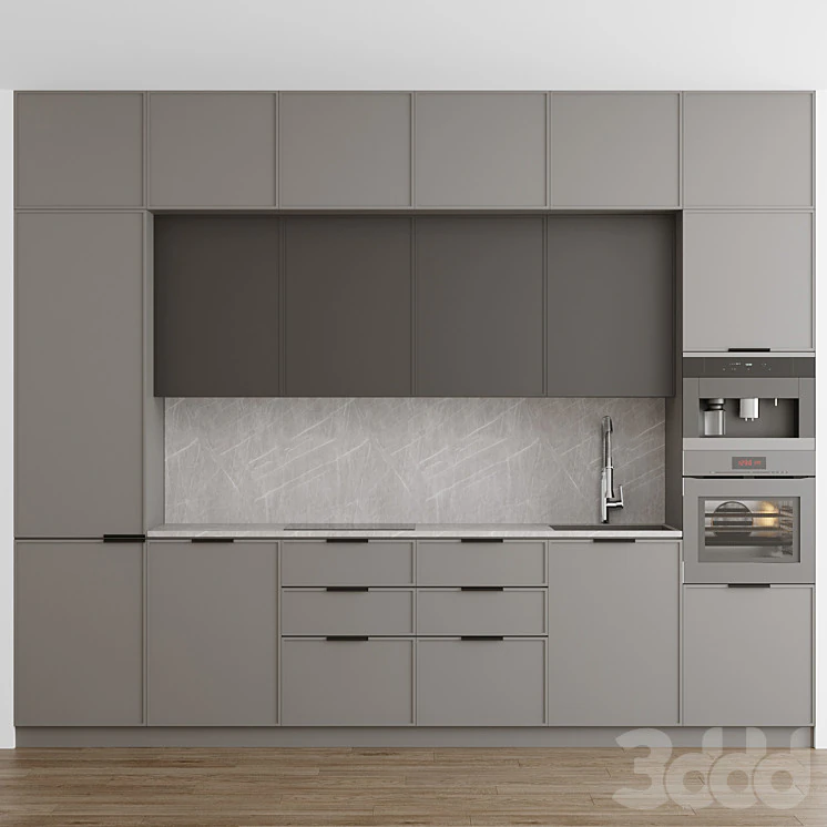 Kitchen 3D Model .c4d .max .obj .3ds .fbx .stl .blend 