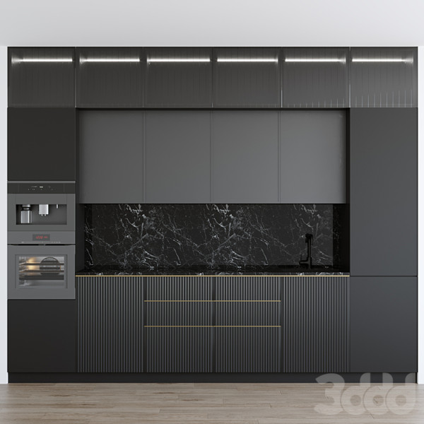 Kitchen10 3D 模型 .c4d .max .obj .3ds .fbx .stl .blend 